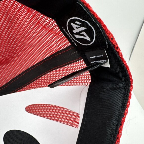 NWT '47 Trucker Hat Cap Philadelphia Phillies Team Logo Red SnapBack Mesh GR59 - Picture 6 of 6